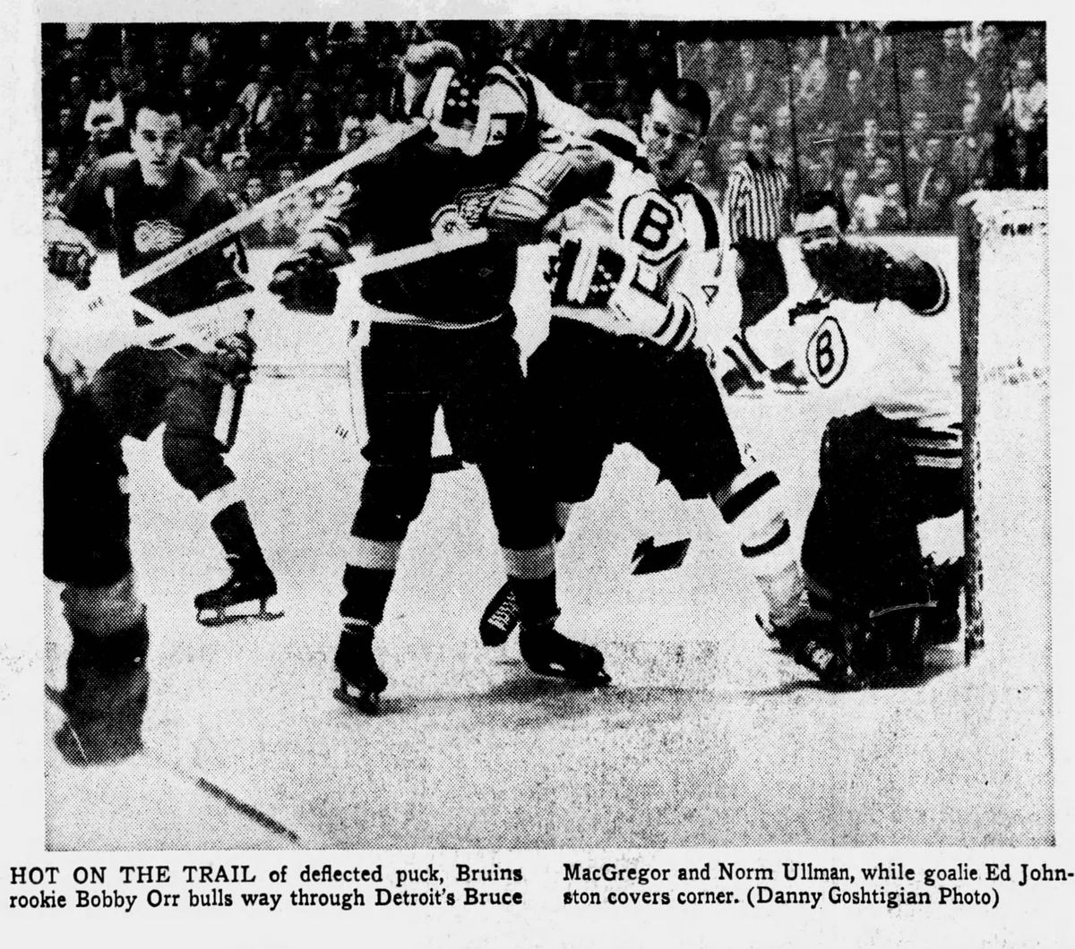 On This Date: Bobby Orr Scores His First NHL Goal (Oct. 23, 1966)
