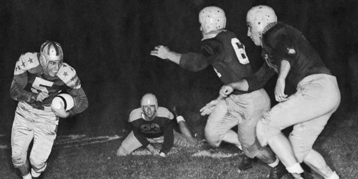College All-Stars under the Soldier Field lights