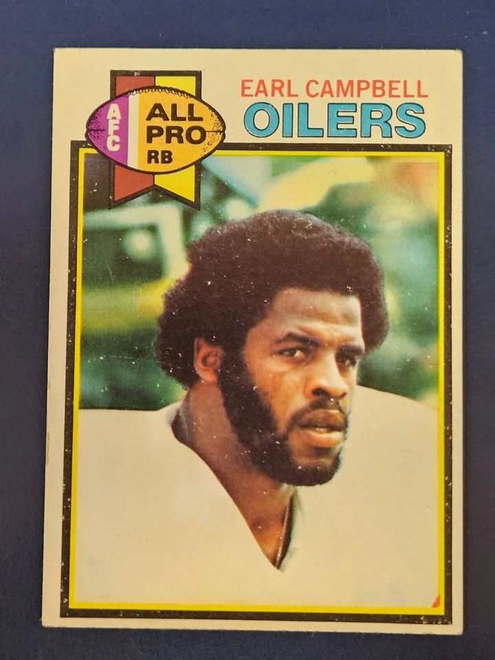 1979 Topps #390 — Earl Campbell's only playing-era card