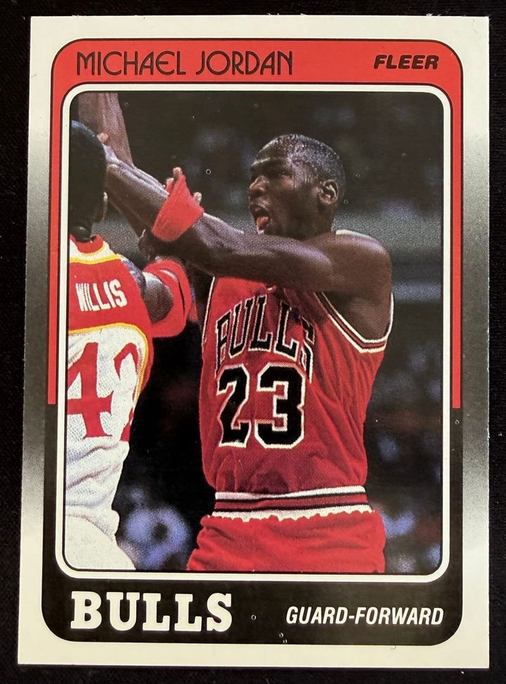 1986 Fleer Michael Jordan rookie card