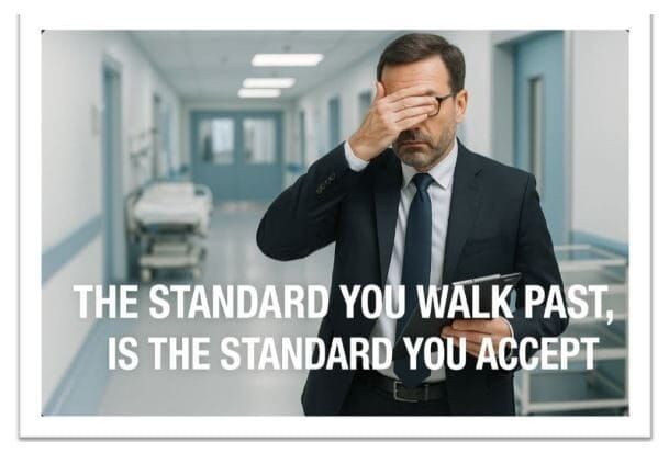 What You Walk Past Becomes the Standard