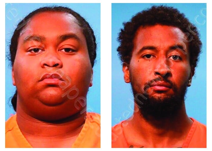 Dawayne Richard and Tylan Turpeau, as pictured in the newspaper.