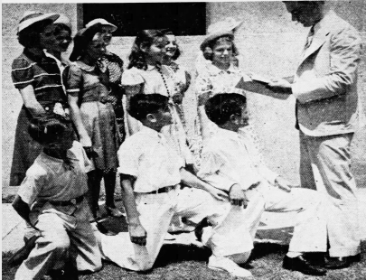 Avoyelles Parish 4-H Youths Make Educational Visit to LSU — circa 1940
