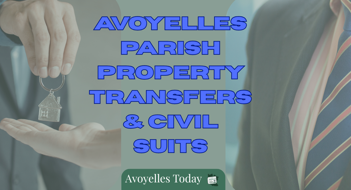 🏡 Avoyelles Parish Legal Records: Avoyelles Parish Property Transfers & Civil Suits 🏛️