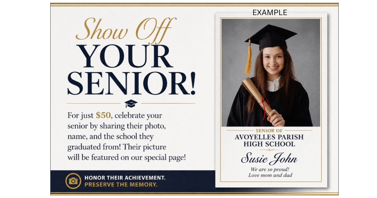 Class of 2026 set to graduate across Avoyelles Parish!