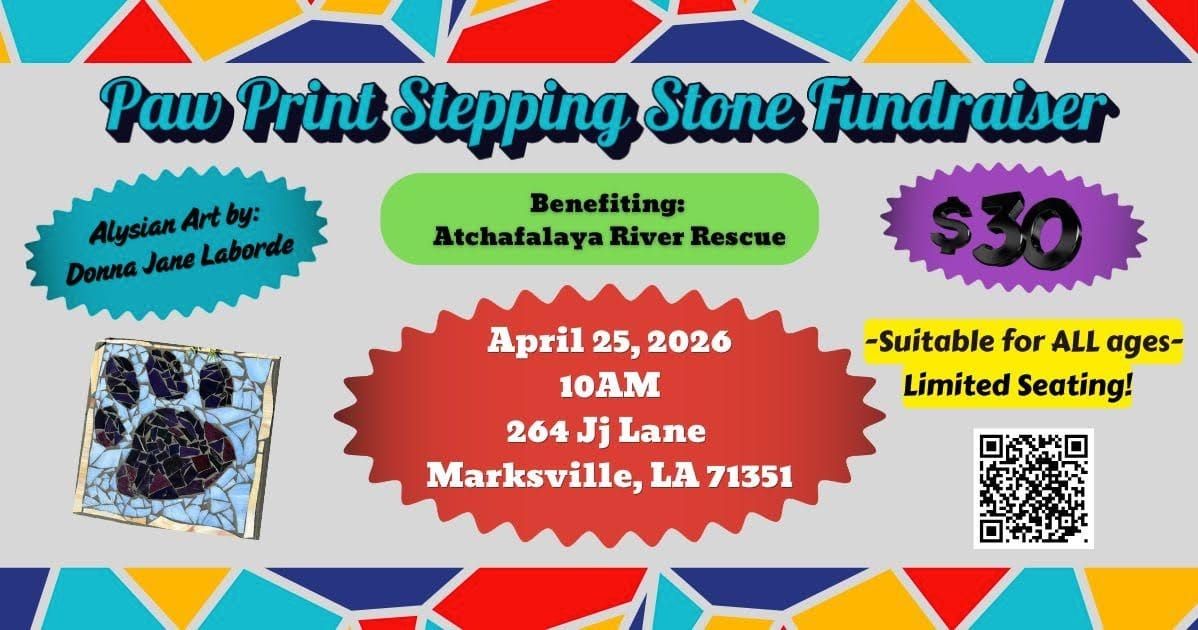 Paw Print Fundraiser to benefit Atchafalaya River Rescue