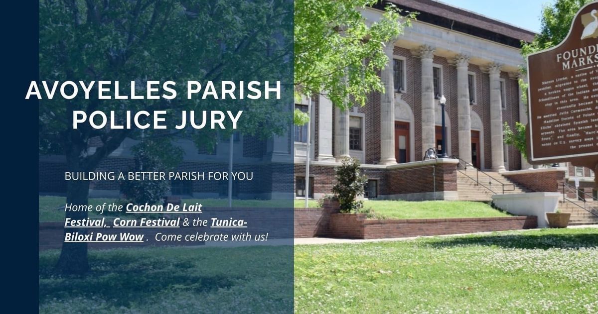 Avoyelles Parish Police Jury Meeting Highlights: New Ordinances & Tax Election Set!