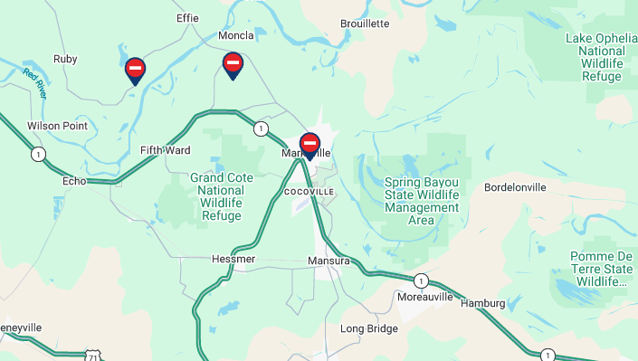 ROAD CLOSURE UPDATE: LA 452 DRAINAGE IMPROVEMENT PROJECT IN MARKSVILLE