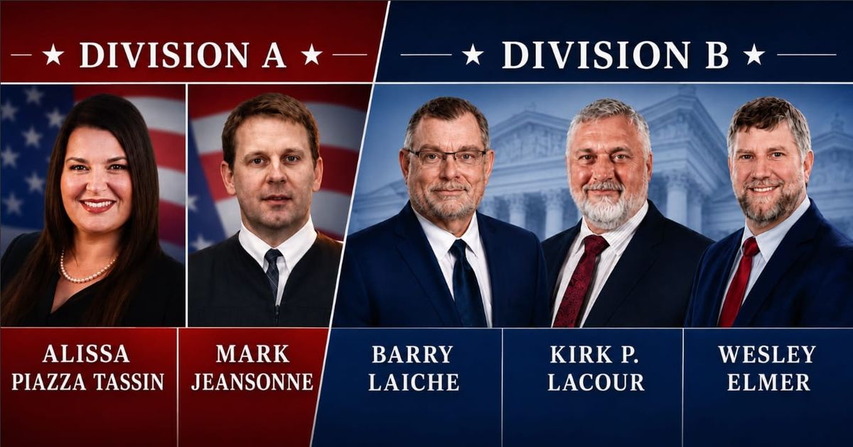 Judicial Election Field Begins to Take Shape in Avoyelles Parish ⚖️