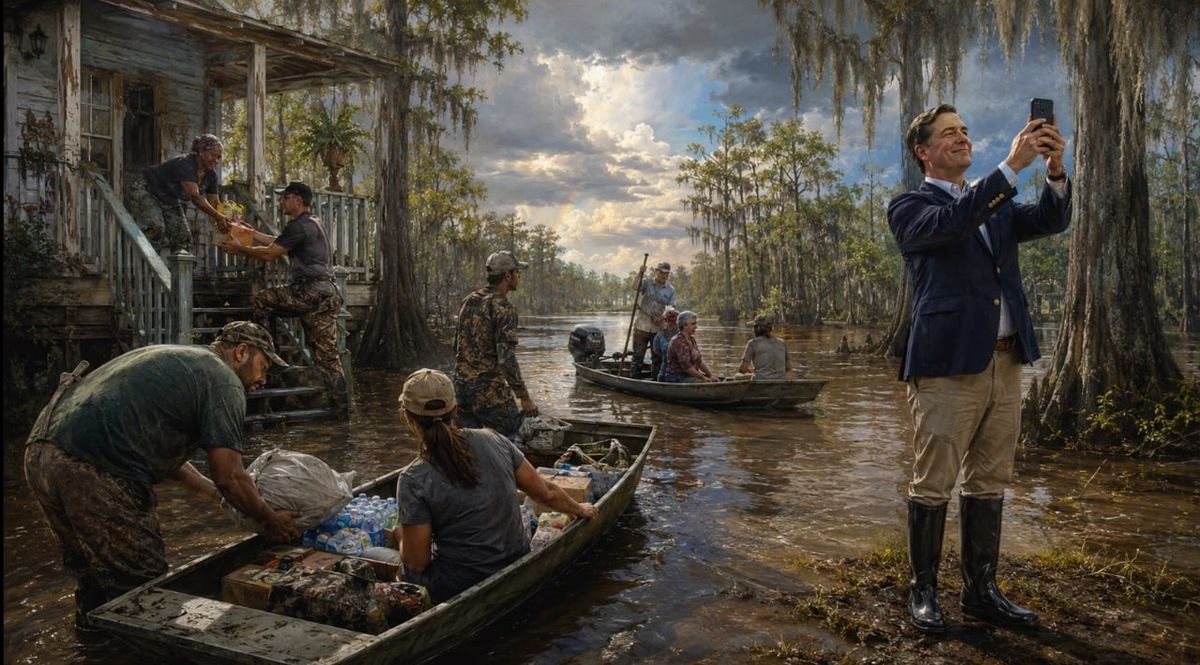 A letter from the Bayou paddlers:  Floodwater, Folks and Photo Opportunities 🌊🎥