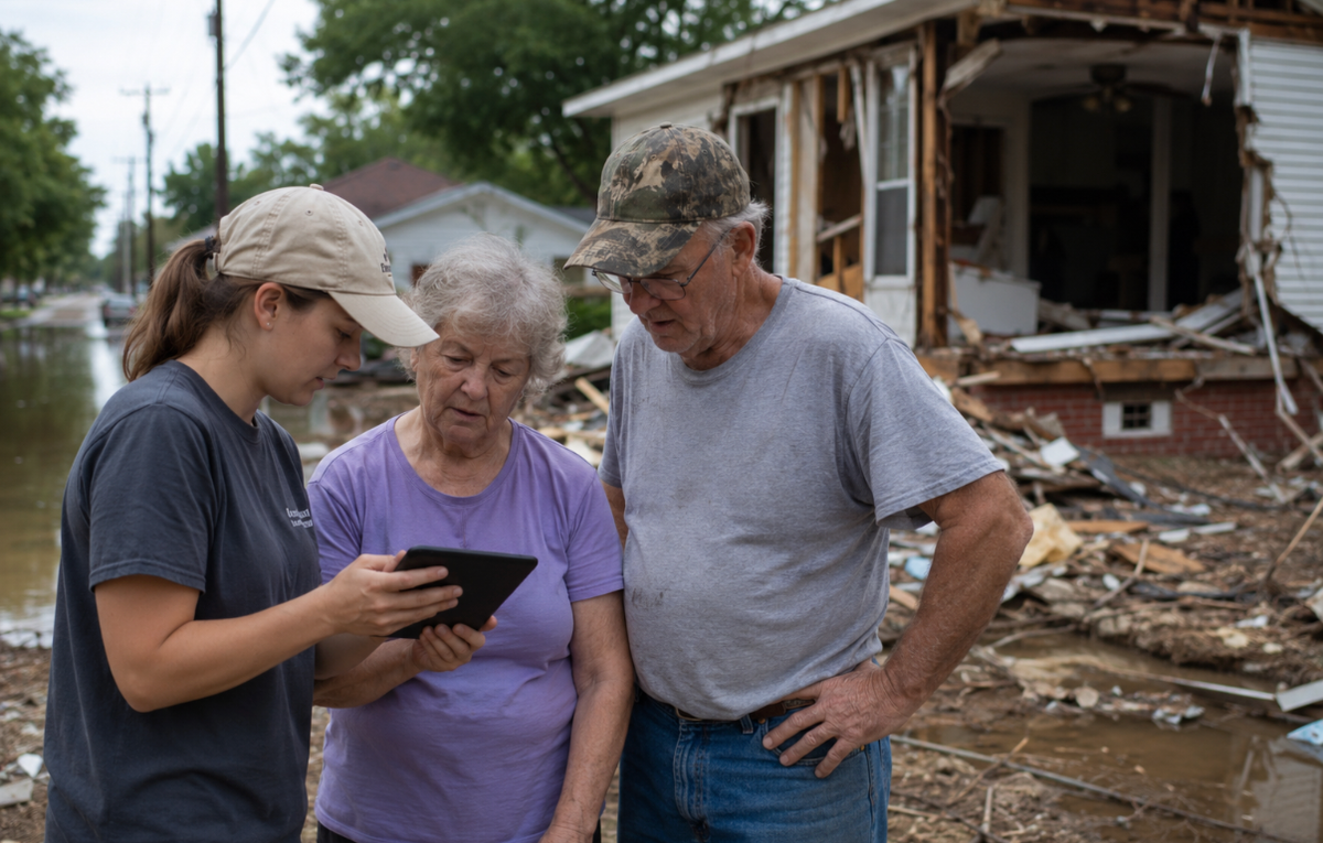 ❤️ Know an Elderly Neighbor Who Needs Help Reporting Flood Damage? Read This.