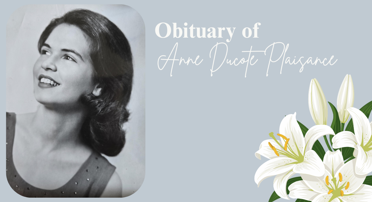 Obituary for Anne Ducote Plaisance