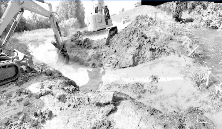 North Bayou des Glaises culvert repair moving forward!