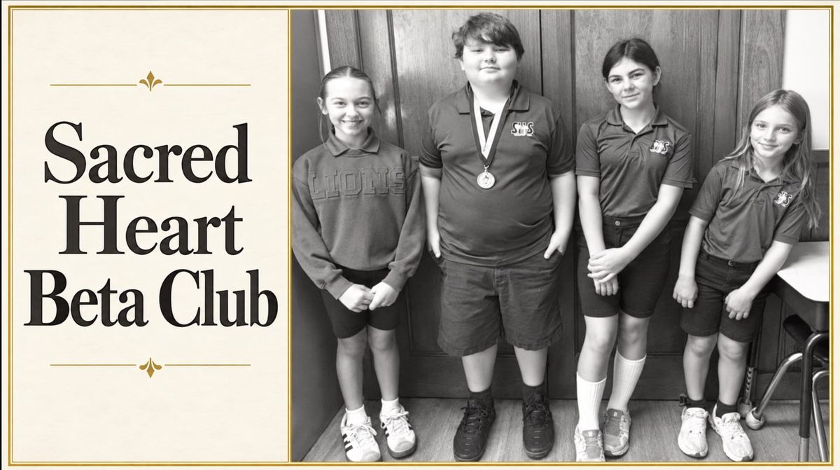 Sacred Heart announces 2026 Beta Club Officers