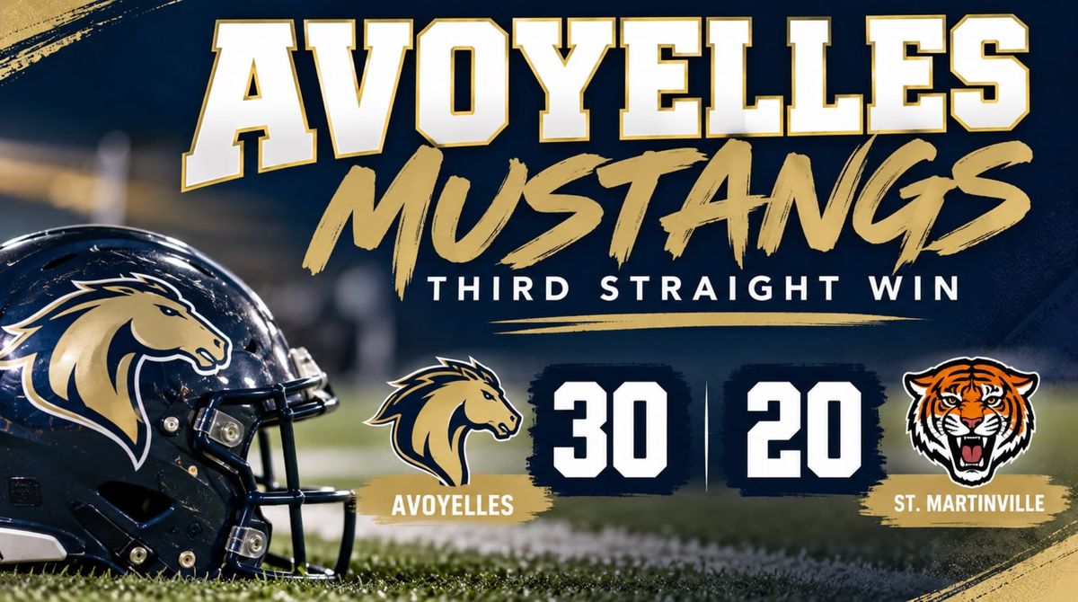 Avoyelles tops St. Martinville for third straight win
