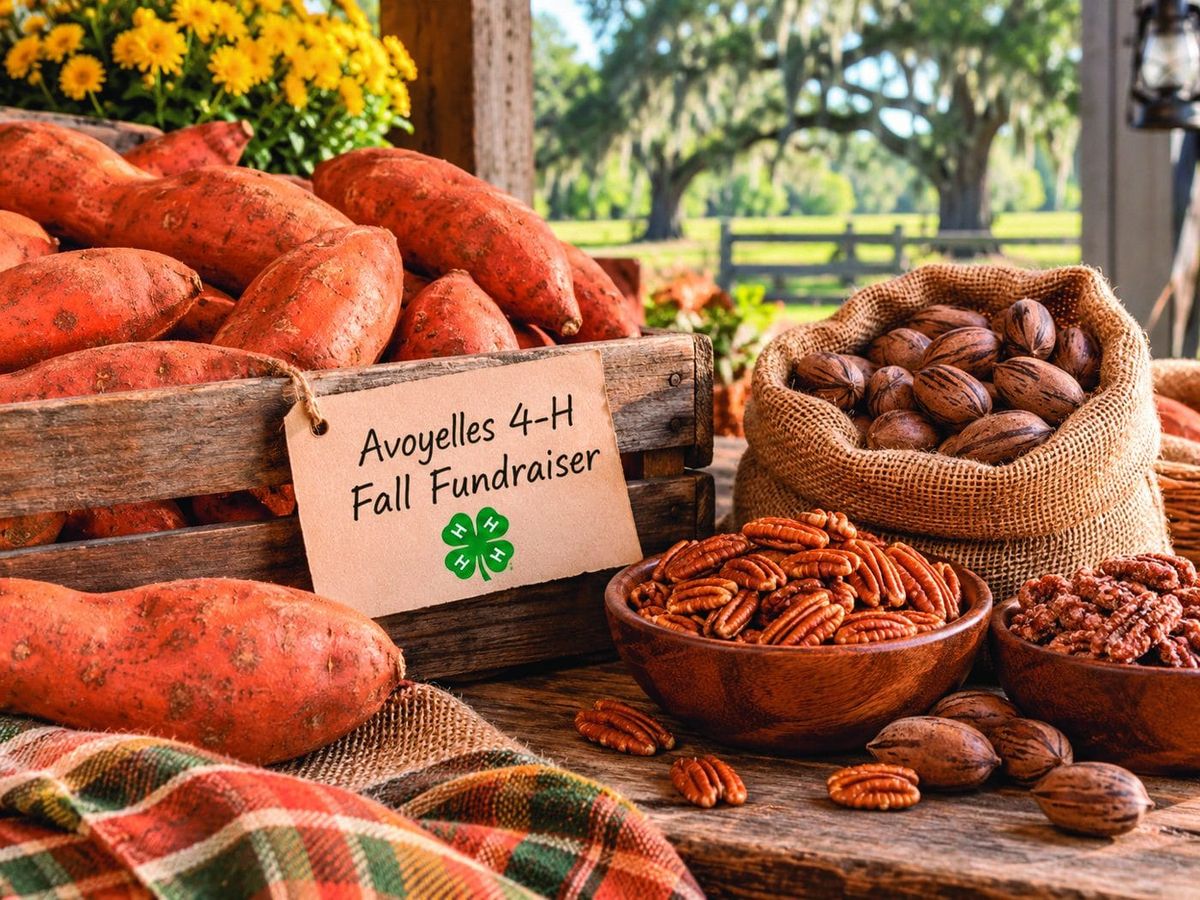 Avoyelles 4-H Fall Fundraiser offers Pecans, Sweet Potatoes