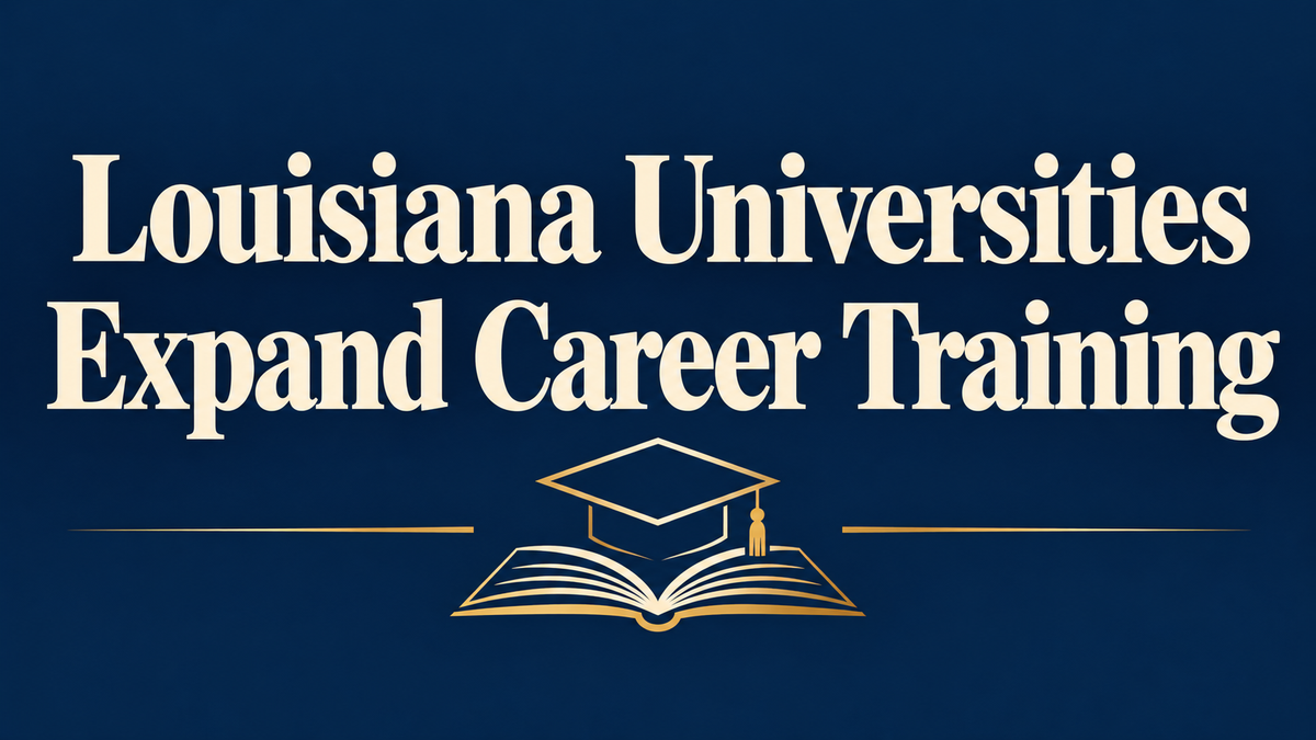 Louisiana Universities expand career training, secure millions in Federal Funding