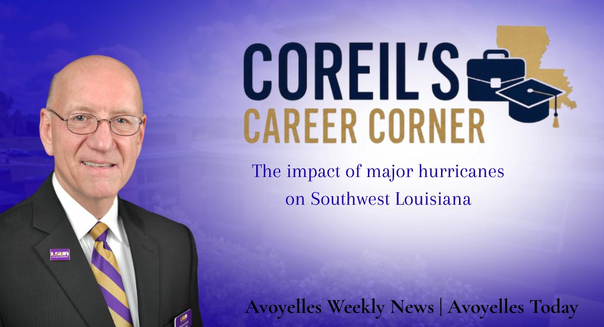 The impact of major hurricanes on Southwest Louisiana