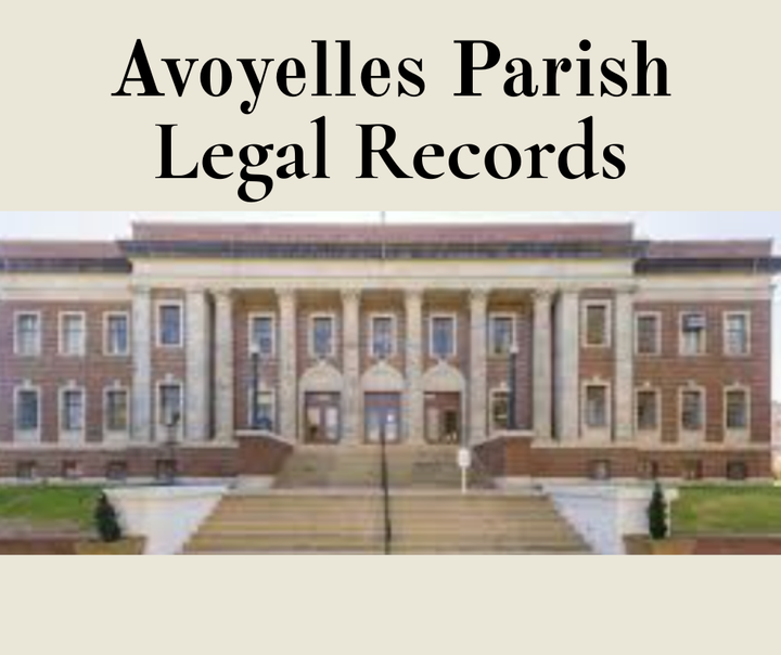 Avoyelles Parish Legal Records