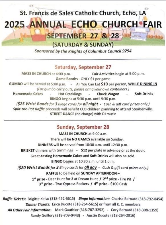 Echo Church Fair