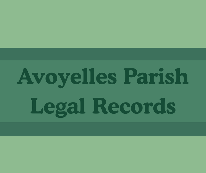 📝 Avoyelles Parish Legal Records