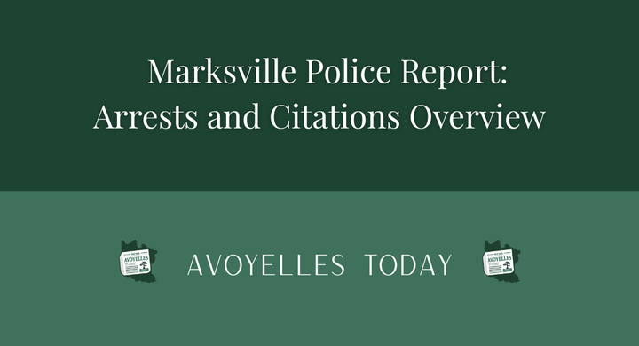 🚔 Marksville Police Report: Arrests and Citations Overview 📊