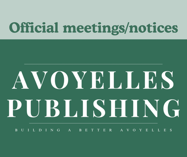 Official meetings/notices
