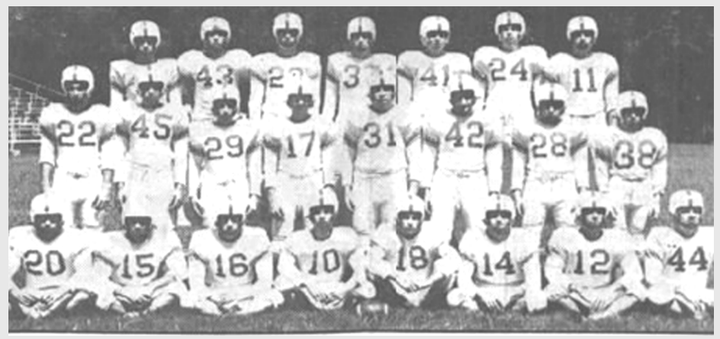 1954 Bunkie Panthers Football Squad
