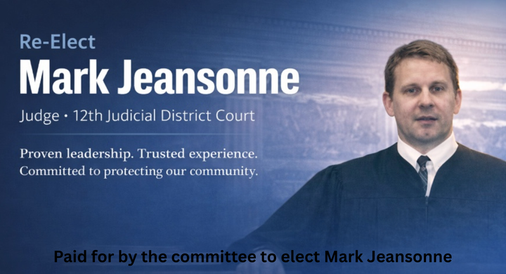 MARK JEANSONNE ANNOUNCES FOR JUDGE, 12TH JDC Division A