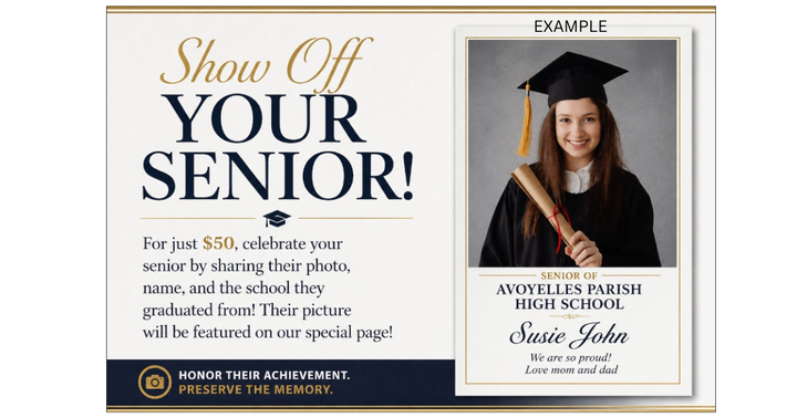 Class of 2026 set to graduate across Avoyelles Parish!