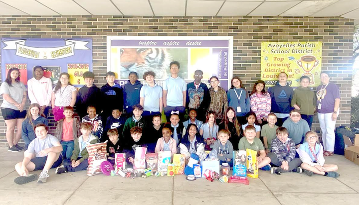Plaucheville Elementary 4-H Club Supports Local Dog Rescue! 🐾