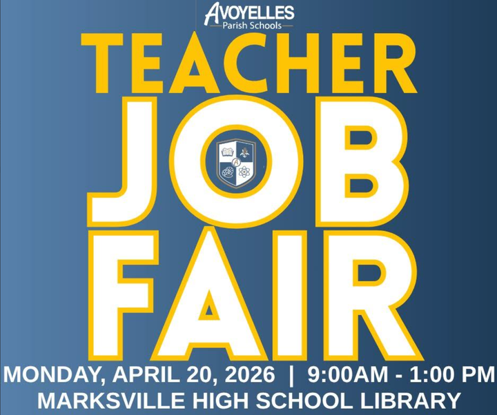 Join Us at the Avoyelles Parish Teacher Job Fair!