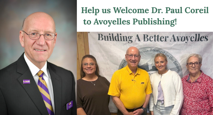 📣Dr. Paul Coreil to Launch New Weekly Column, “Coreil’s Career Corner,” in The Avoyelles Weekly