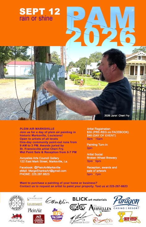 Plein Air Marksville Returns Sept. 12