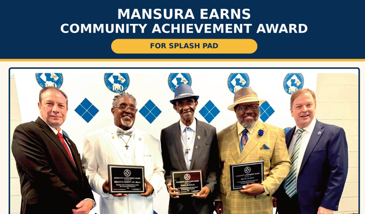 Mansura Earns Community Achievement Award