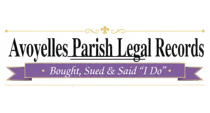 Avoyelles Parish Legal Records!