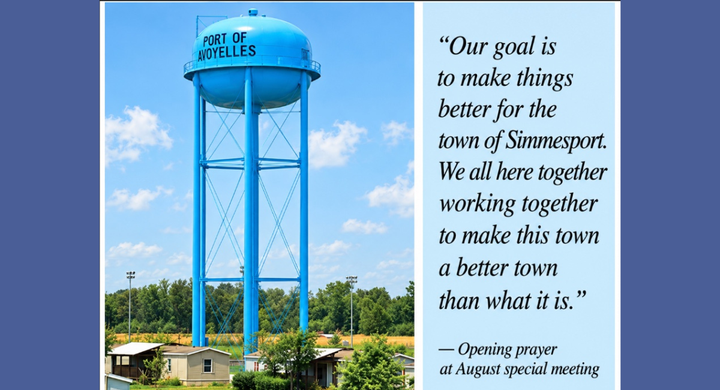 Simmesport Secures $465,000 for water system