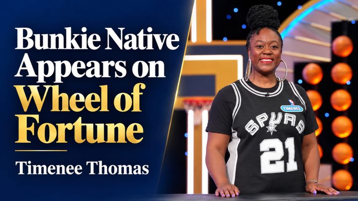 Bunkie Native Timenee Thomas Appears on Wheel of Fortune