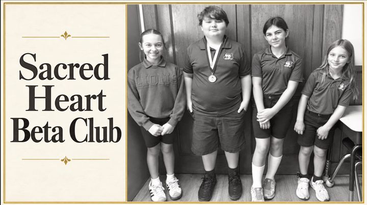 Sacred Heart announces 2026 Beta Club Officers