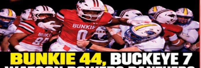 Bunkie rolls past Buckeye, 44–7
