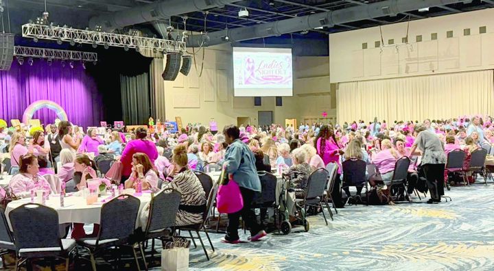 Pink October Crusaders welcome hundreds to Ladies Night Out