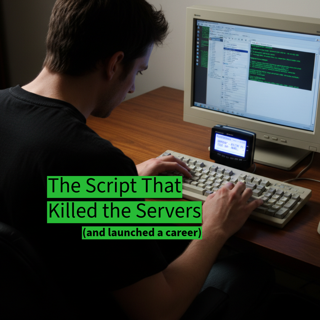 The Script That Killed the Servers (And Launched a Career)