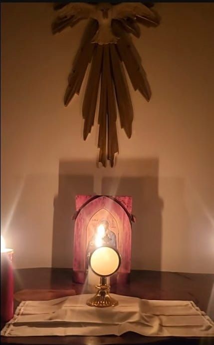 Anbetung mit Pater Peter Bretzinger