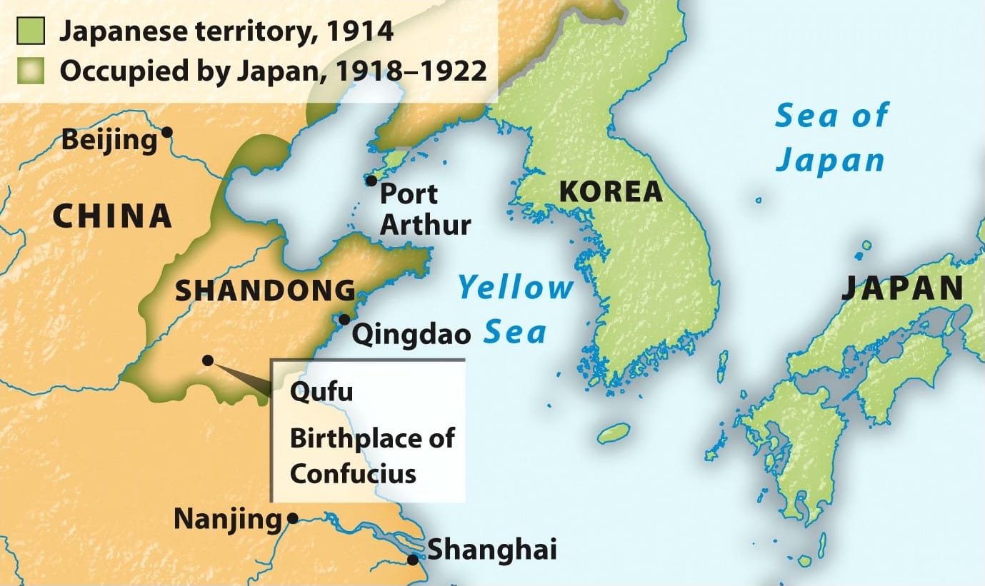 Northeast Asia, c.1920. Source: A History of World Societies.