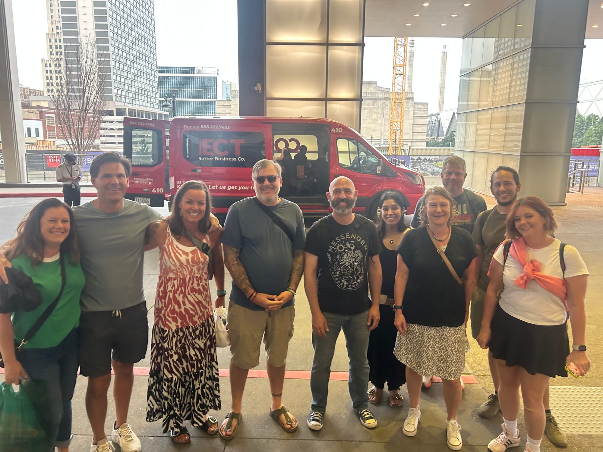 Old and new friends in Kansas City.