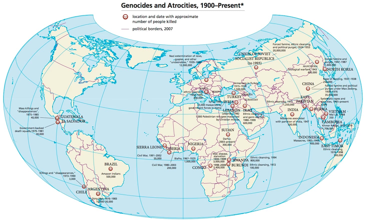 Source: Fernandez-Armesto’s The World: A History.