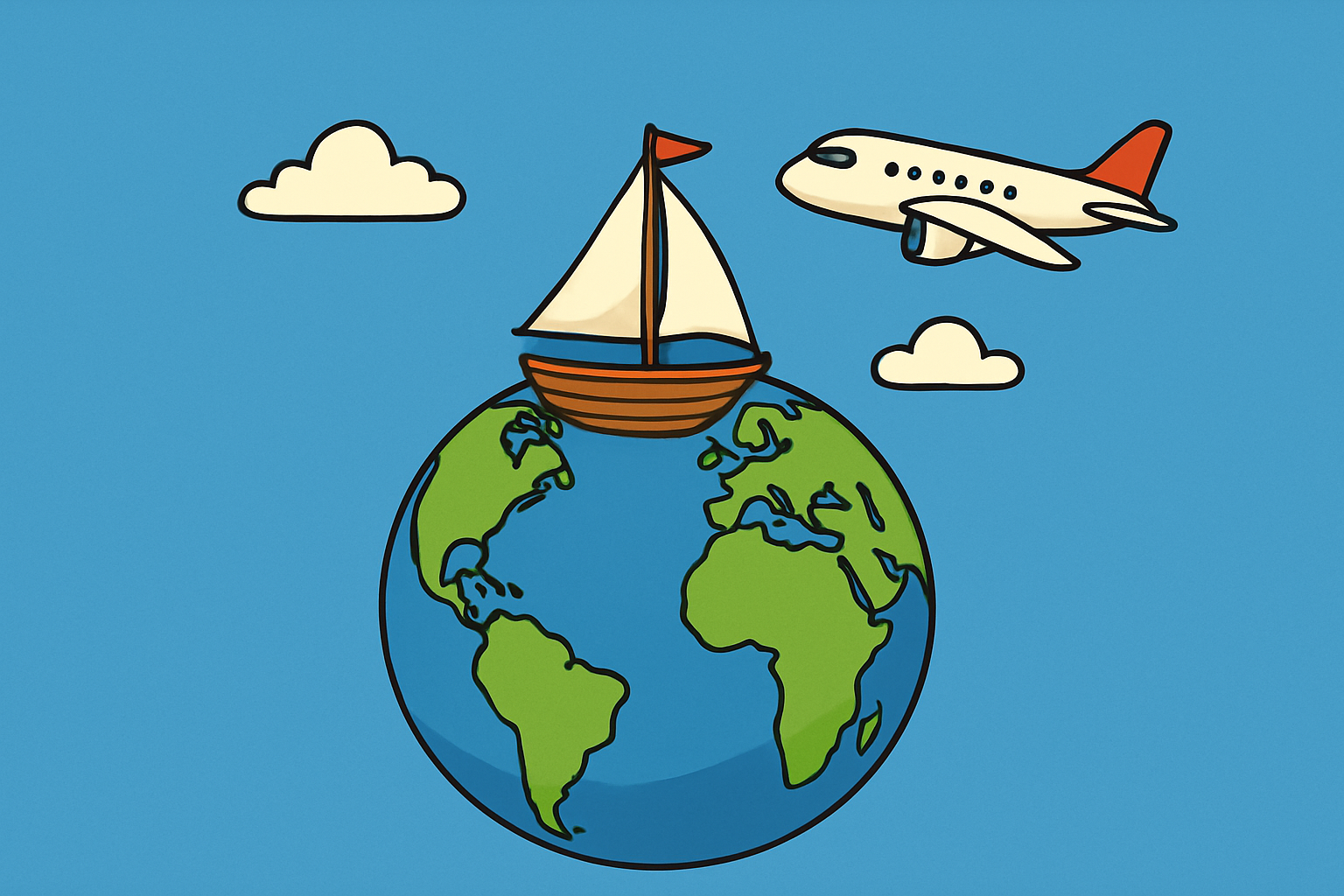 🌍 Tracking Our Journey Around the World!