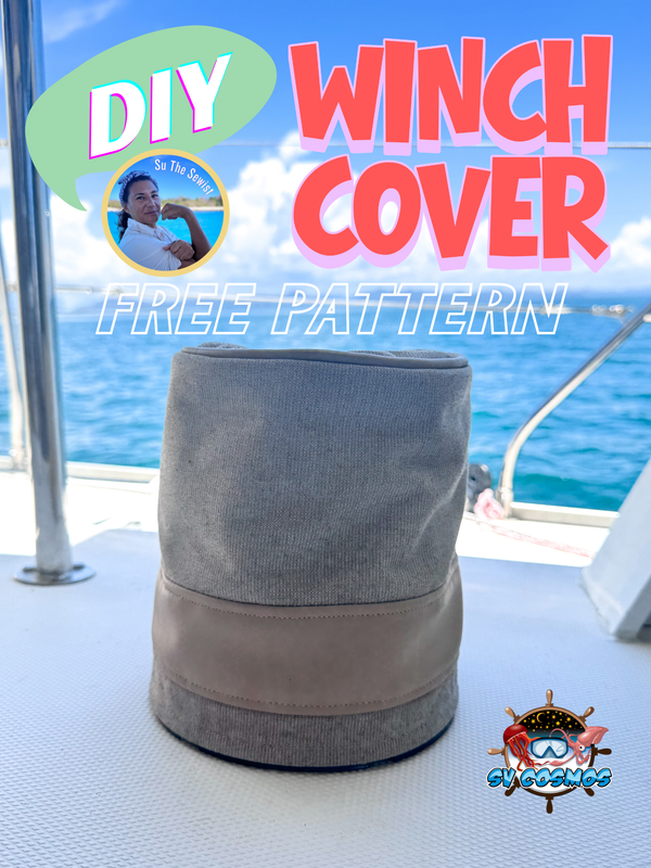 How to make Winch Covers with an inside choker using SCRAPS - FREE Pattern