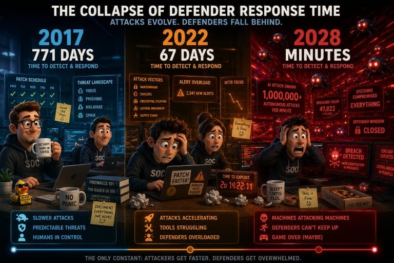 The Defender Timeline Collapse