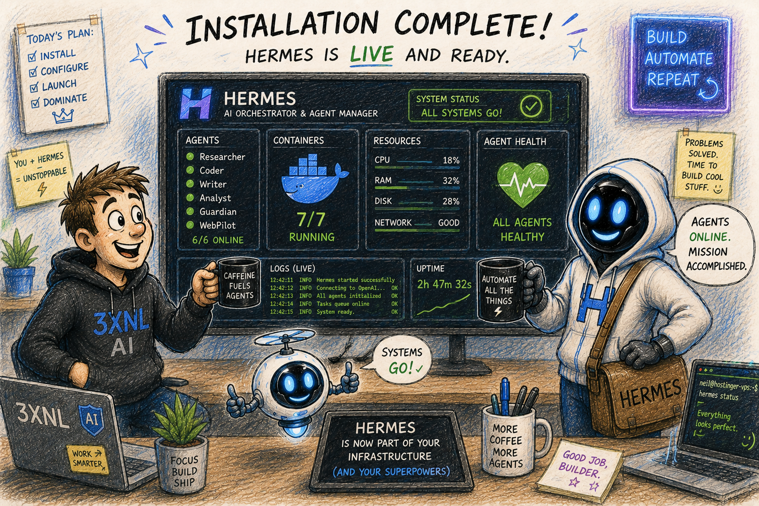 Celebrate a successful installation